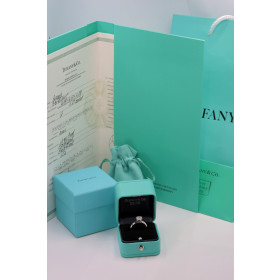 Золота каблучка у стилі Tiffany & Co з діамантом 1.270ct